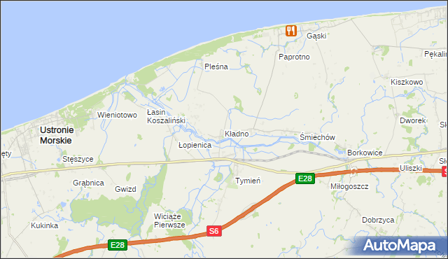 mapa Kładno, Kładno na mapie Targeo