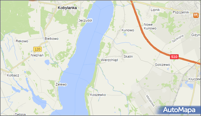 mapa Wierzchląd, Wierzchląd na mapie Targeo