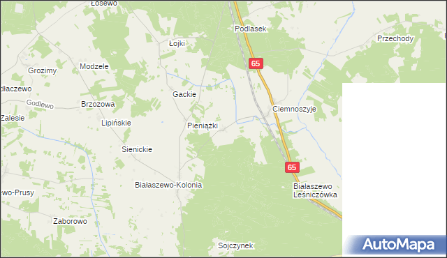 mapa Brzozowa Wólka, Brzozowa Wólka na mapie Targeo