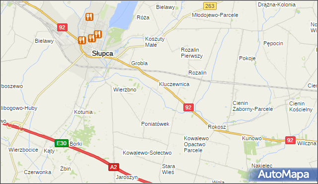 mapa Kowalewo-Góry, Kowalewo-Góry na mapie Targeo