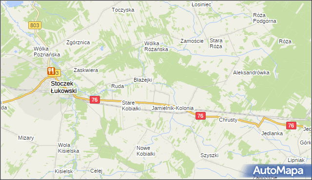 mapa Nowy Jamielnik, Nowy Jamielnik na mapie Targeo