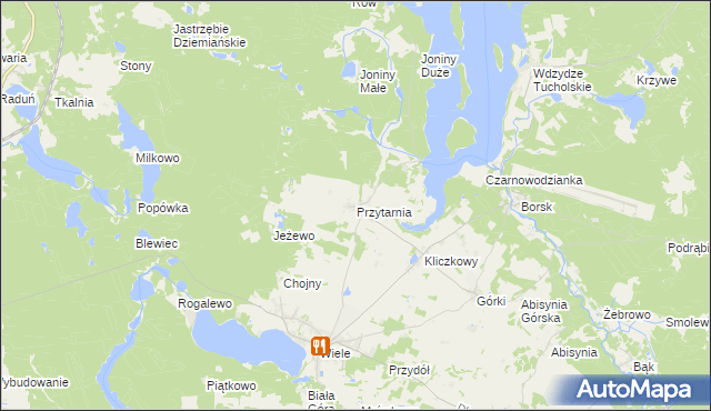 mapa Przytarnia, Przytarnia na mapie Targeo