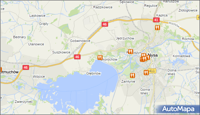 mapa Skorochów, Skorochów na mapie Targeo