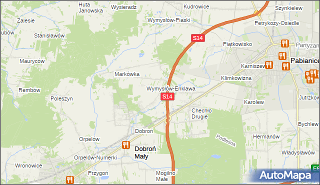 mapa Szczerki, Szczerki na mapie Targeo