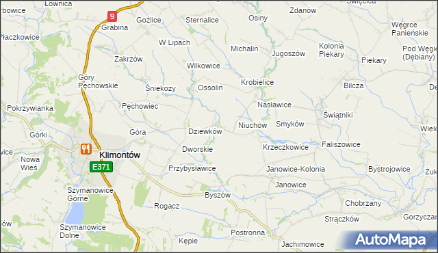 mapa Węgrce Szlacheckie, Węgrce Szlacheckie na mapie Targeo