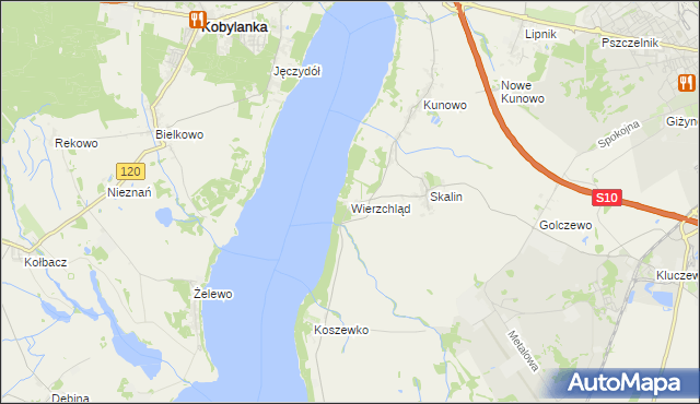 mapa Wierzchląd, Wierzchląd na mapie Targeo