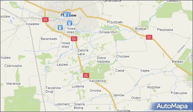 mapa Dobra Nadzieja, Dobra Nadzieja na mapie Targeo