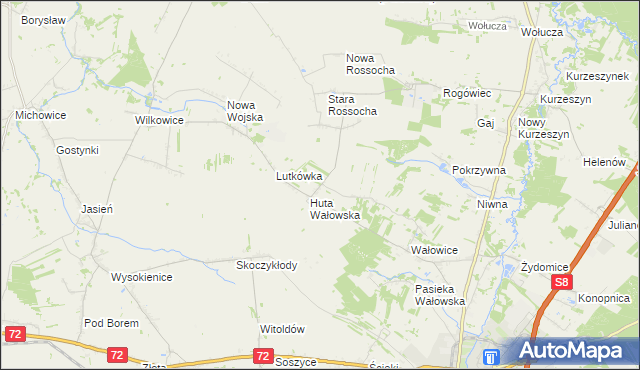 mapa Janolin, Janolin na mapie Targeo