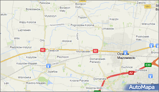 mapa Koprki, Koprki na mapie Targeo