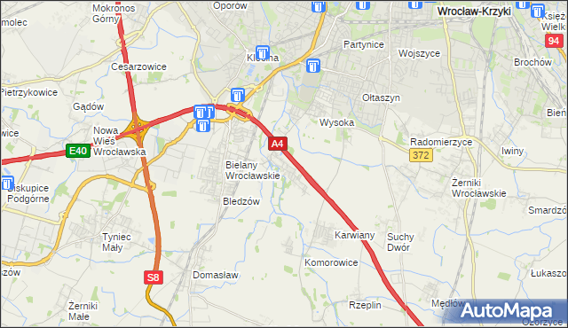 mapa Ślęza, Ślęza na mapie Targeo