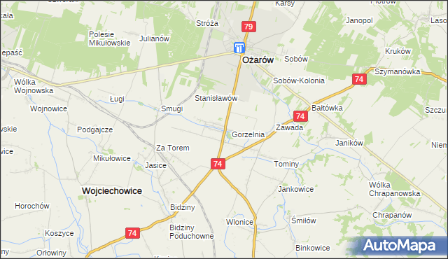 mapa Wyszmontów, Wyszmontów na mapie Targeo