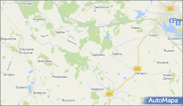 mapa Sądówko, Sądówko na mapie Targeo