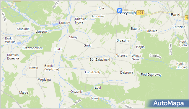 mapa Siekierowizna, Siekierowizna na mapie Targeo