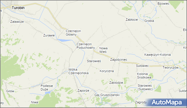 mapa Gruszka Zaporska, Gruszka Zaporska na mapie Targeo