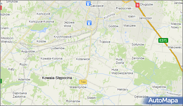 mapa Mazowszany, Mazowszany na mapie Targeo