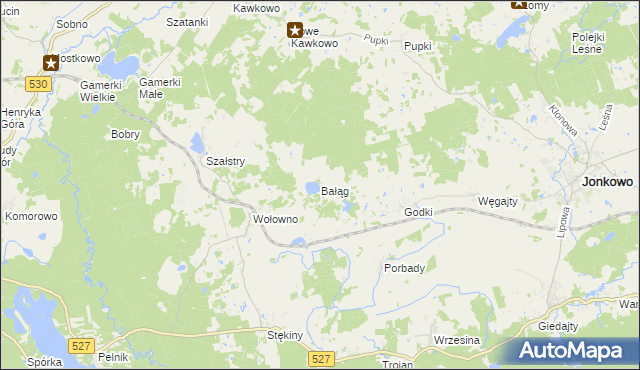 mapa Bałąg, Bałąg na mapie Targeo