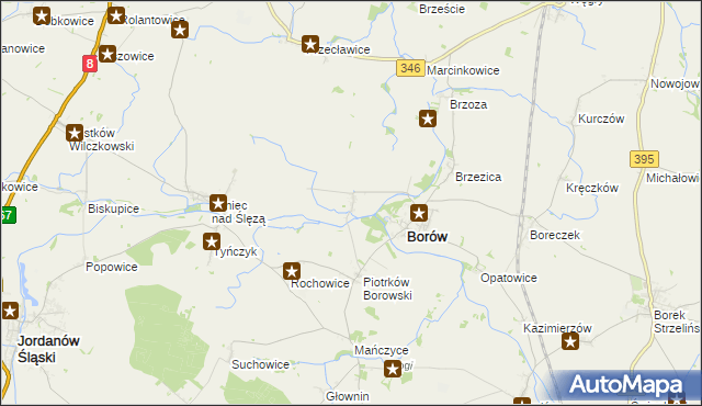 mapa Bartoszowa, Bartoszowa na mapie Targeo