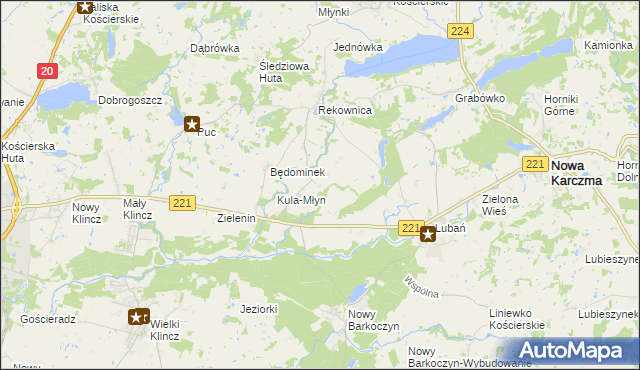 mapa Będomin, Będomin na mapie Targeo