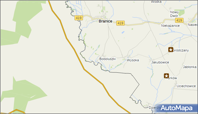 mapa Boboluszki, Boboluszki na mapie Targeo