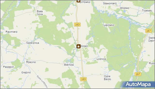 mapa Bolkowo gmina Połczyn-Zdrój, Bolkowo gmina Połczyn-Zdrój na mapie Targeo