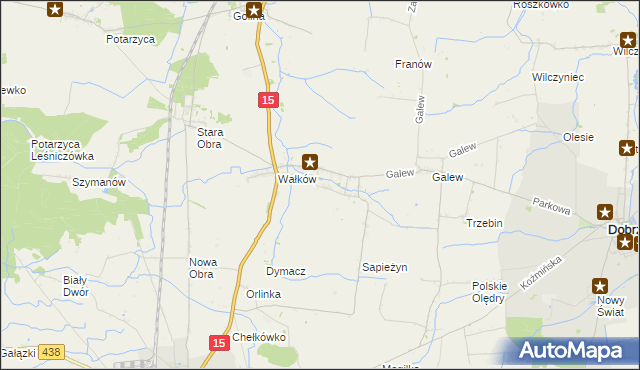 mapa Borzęcice, Borzęcice na mapie Targeo