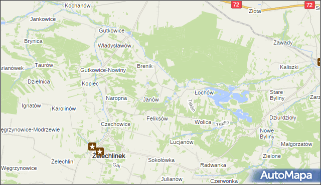 mapa Budki Łochowskie, Budki Łochowskie na mapie Targeo