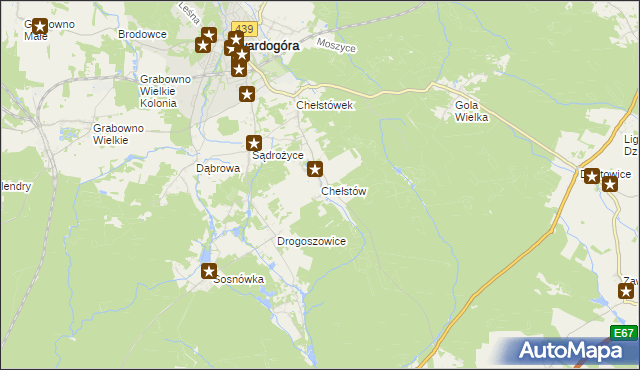 mapa Chełstów, Chełstów na mapie Targeo