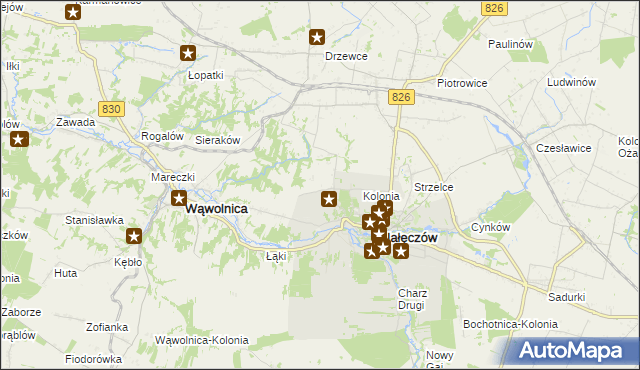 mapa Chruszczów-Kolonia, Chruszczów-Kolonia na mapie Targeo