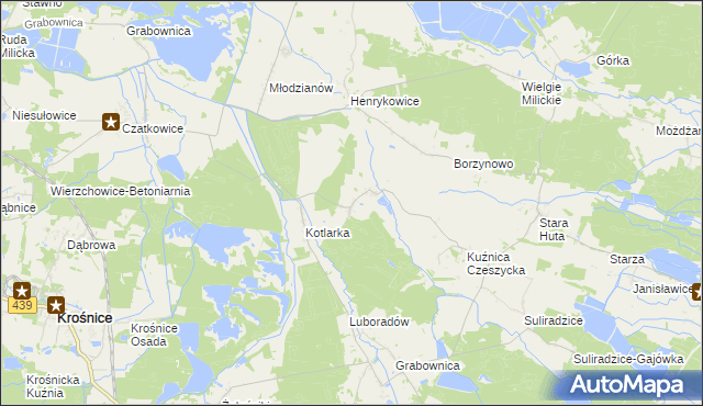 mapa Czeszyce, Czeszyce na mapie Targeo