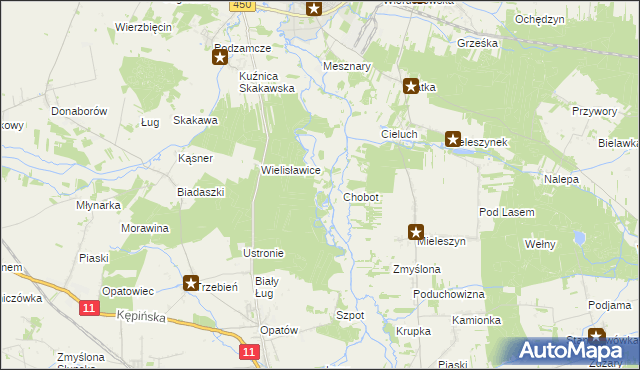 mapa Dobrygość, Dobrygość na mapie Targeo