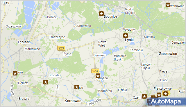 mapa Dzimierz, Dzimierz na mapie Targeo