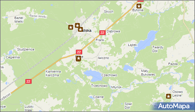 mapa Iwiczno, Iwiczno na mapie Targeo