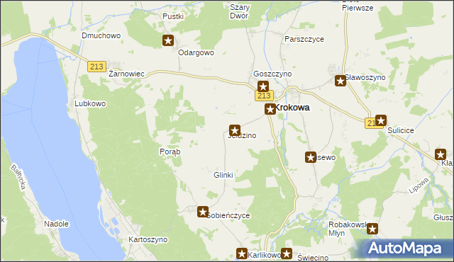 mapa Jeldzino, Jeldzino na mapie Targeo