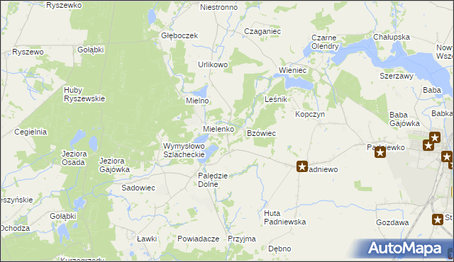 mapa Józefowo gmina Mogilno, Józefowo gmina Mogilno na mapie Targeo