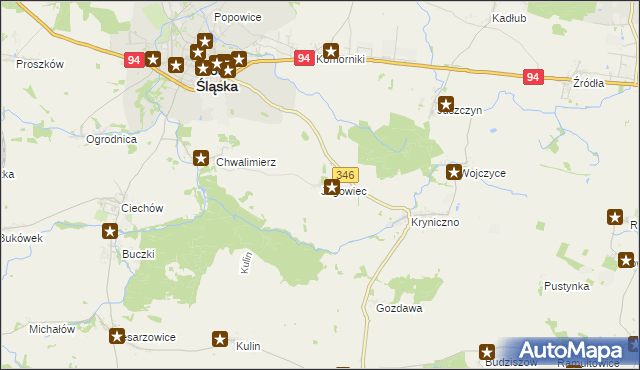 mapa Jugowiec, Jugowiec na mapie Targeo