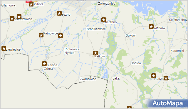 mapa Kałków gmina Otmuchów, Kałków gmina Otmuchów na mapie Targeo