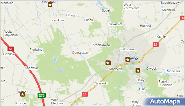 mapa Karasica, Karasica na mapie Targeo