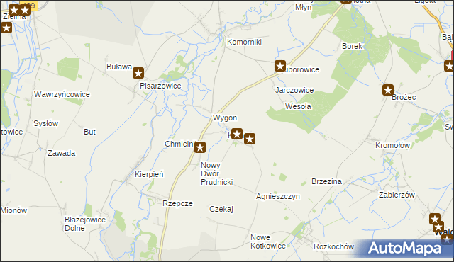 mapa Kórnica, Kórnica na mapie Targeo