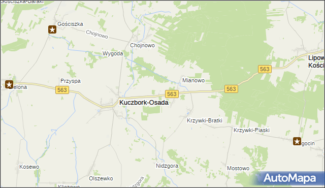 mapa Kozielsk, Kozielsk na mapie Targeo