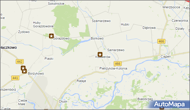 mapa Ksawerów gmina Pyzdry, Ksawerów gmina Pyzdry na mapie Targeo