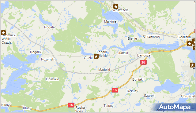 mapa Mołdzie, Mołdzie na mapie Targeo