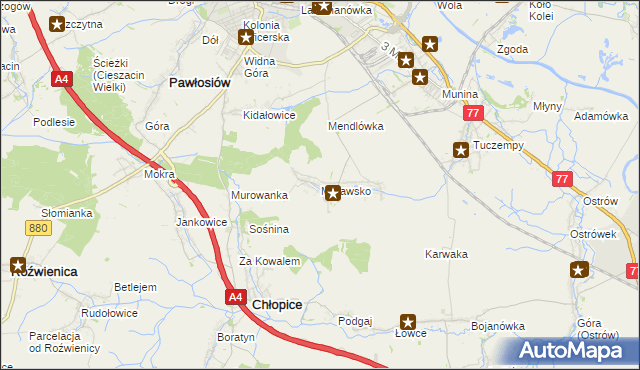 mapa Morawsko gmina Jarosław, Morawsko gmina Jarosław na mapie Targeo