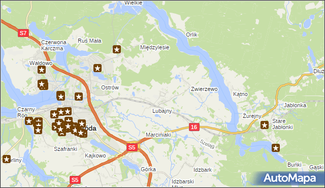 mapa Nowe Siedlisko, Nowe Siedlisko na mapie Targeo