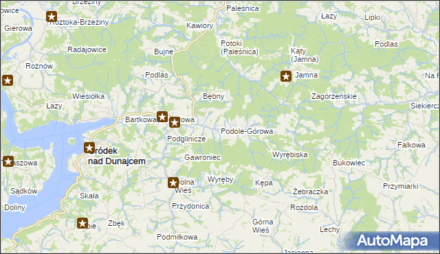 mapa Podole-Górowa, Podole-Górowa na mapie Targeo