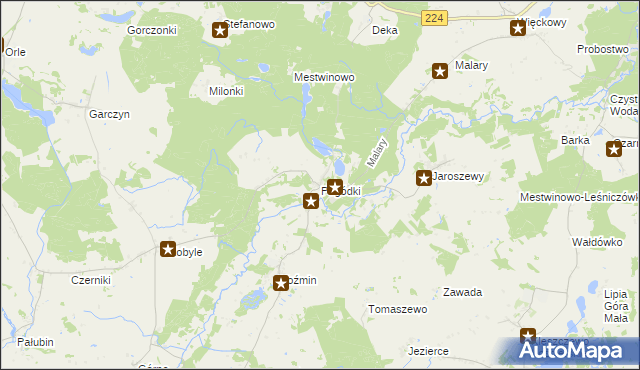 mapa Pogódki, Pogódki na mapie Targeo