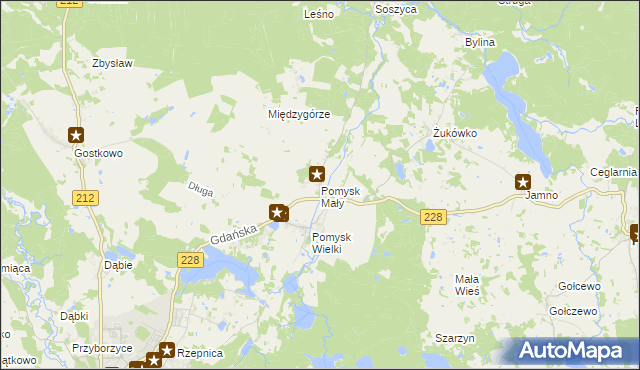 mapa Pomysk Mały, Pomysk Mały na mapie Targeo