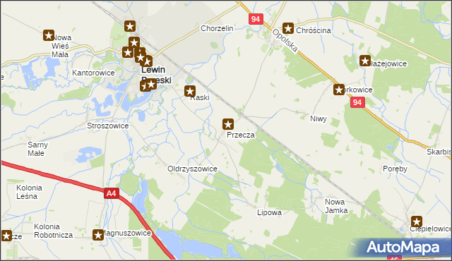 mapa Przecza, Przecza na mapie Targeo