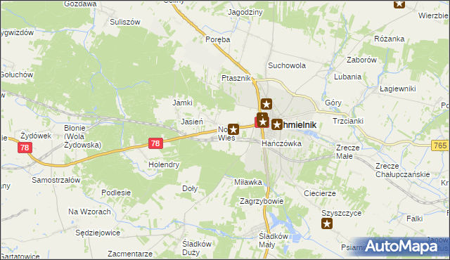 mapa Przededworze, Przededworze na mapie Targeo