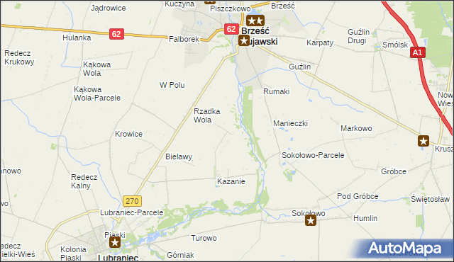 mapa Rzadka Wola-Parcele, Rzadka Wola-Parcele na mapie Targeo