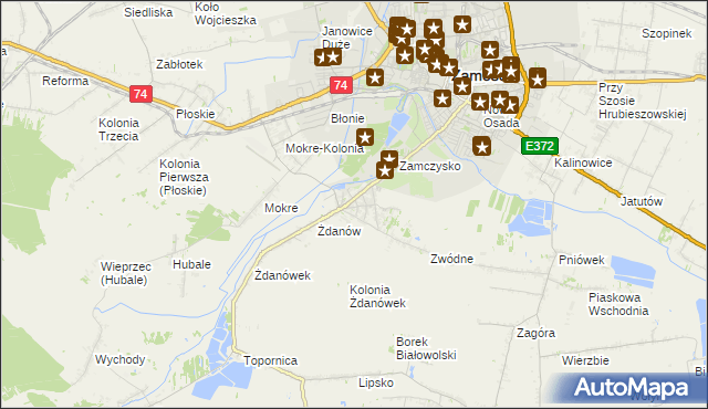 mapa Skokówka, Skokówka na mapie Targeo